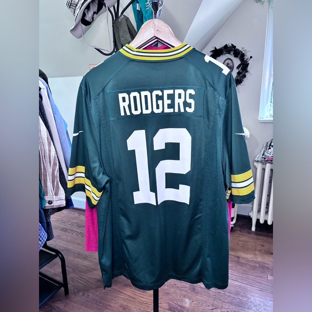 Nike Aaron Rodgers Green Bay Packers Home Jersey